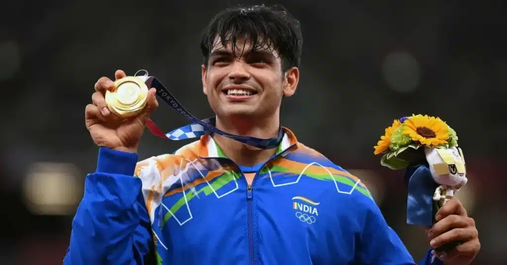 Neeraj Chopra's Gold