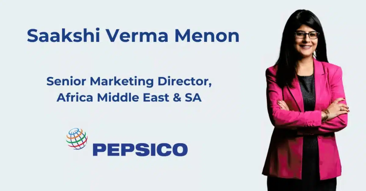 Saakshi Verma Menon's New Role at PepsiCo